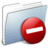 Graphite Stripped Folder Private Icon